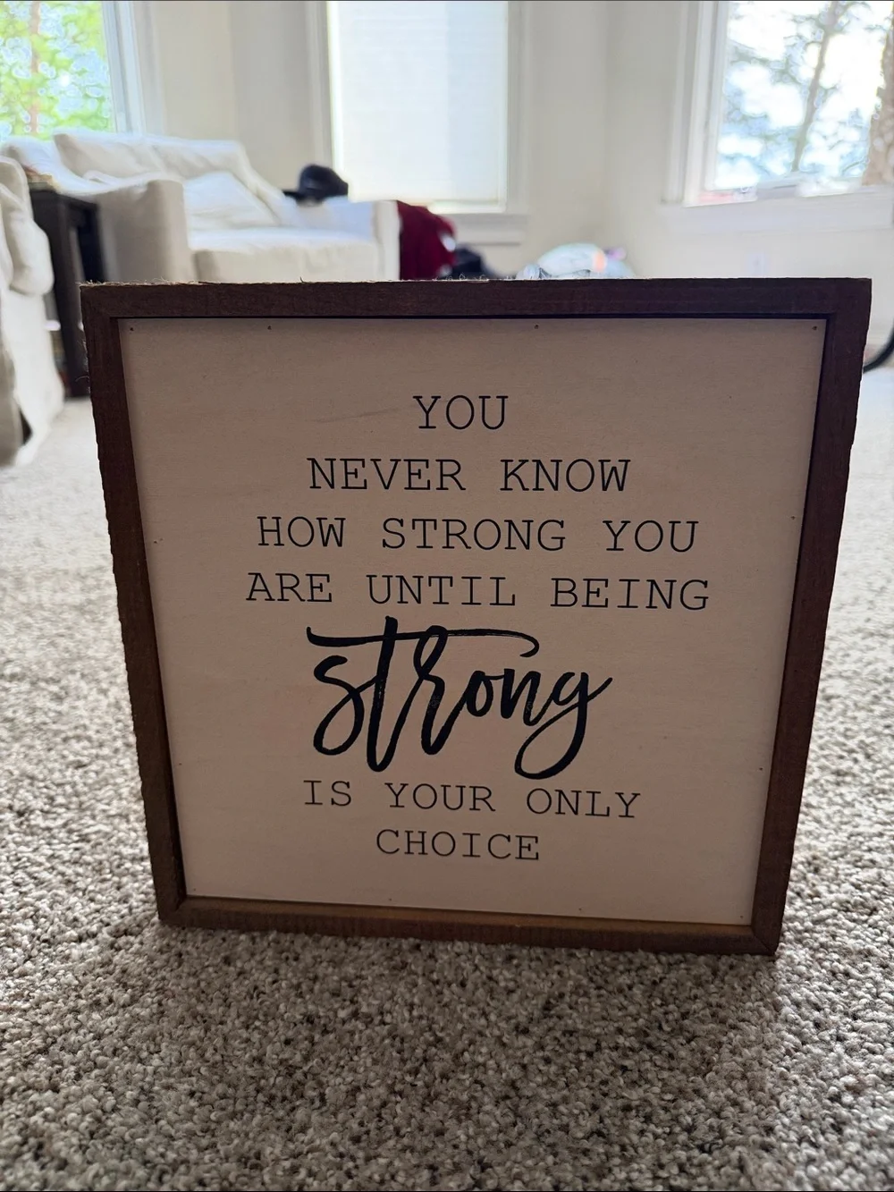 Inspirational Wall Sign - 